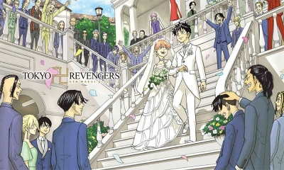 Hình ảnh đám cưới Takemichi và Hinata đẹp nhất trong Tokyo Revengers