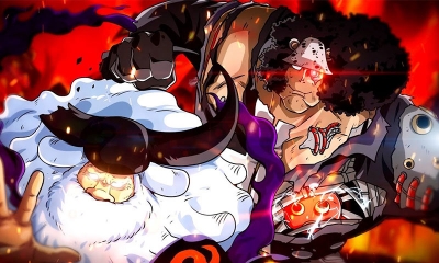 Spoiler One Piece chap 1104, trận chiến Kuma và Saturn