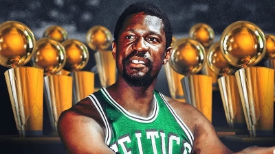 Bill Russell - Tay ném giữ kỷ lục 11 lần vô địch NBA cùng Boston Celtics