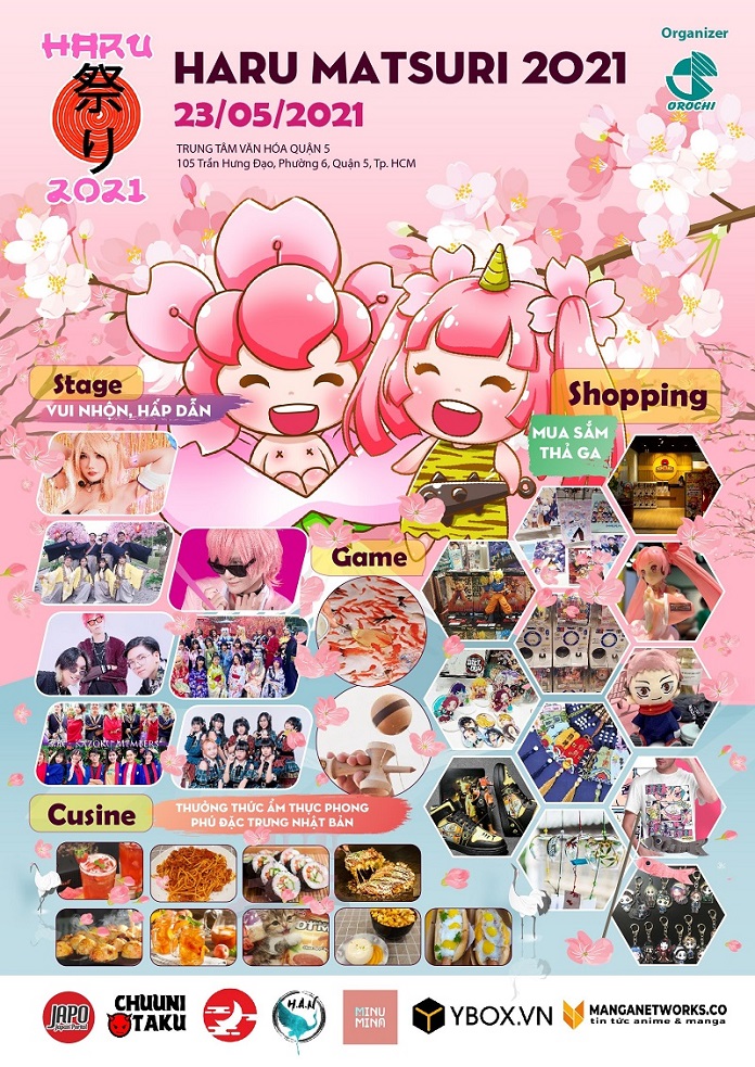 Lễ Hội Mùa Xuân – HARU MATSURI– Sự Kiện Anime/Manga Được Yêu Thích Trong Năm 2021